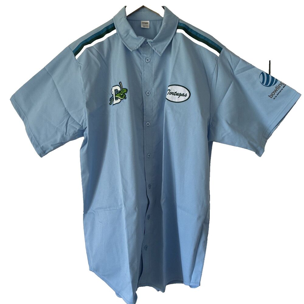 New Daytona Tortugas Giveaway Bowling Shirt Adult XL NIP Baseball Promo